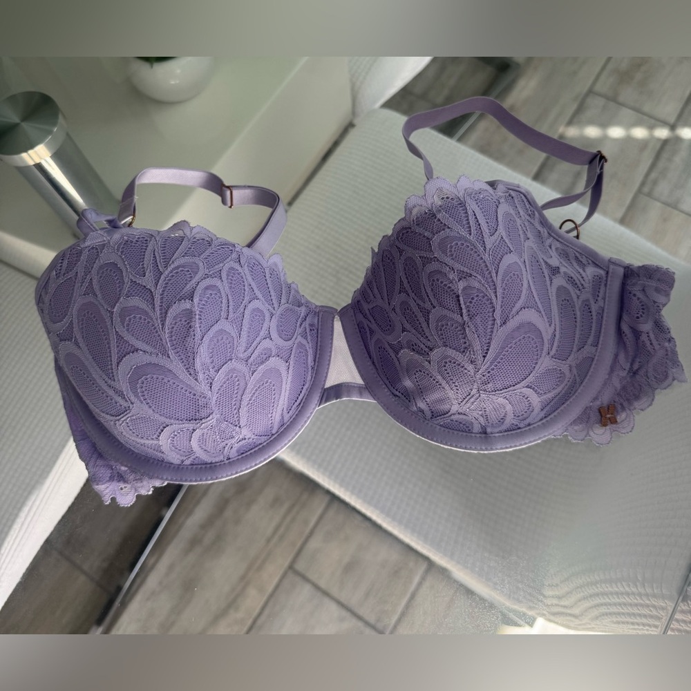 Savage X Fenty Lilac Lace Bra